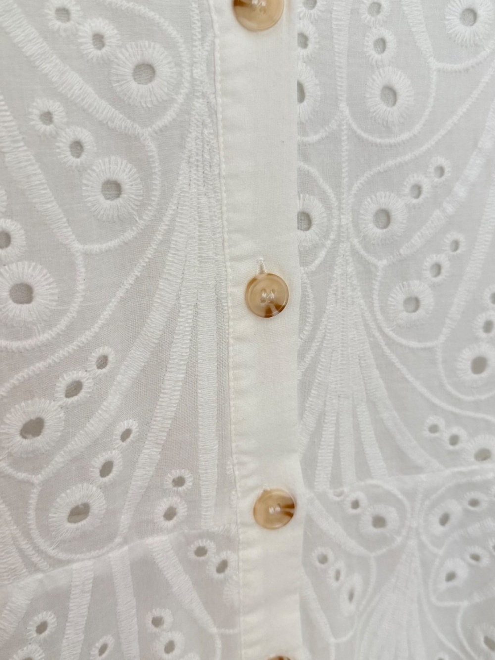 MANGO White Eyelet Sundress (US 8) - Picture 5 of 6